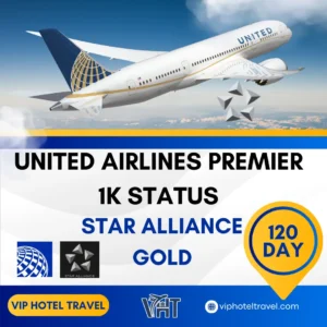 United Premier 1K 120-Day Elite Status Upgrade