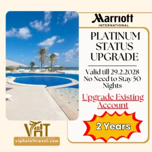 Marriott Bonvoy Platinum Status Upgrade for 2 Years
