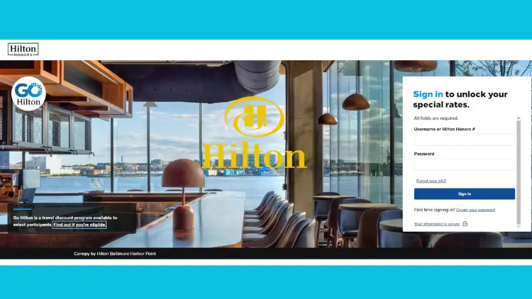 Go Hilton Employee & Friends and Family Rate 9 go-hilton-family-and-friends-login
