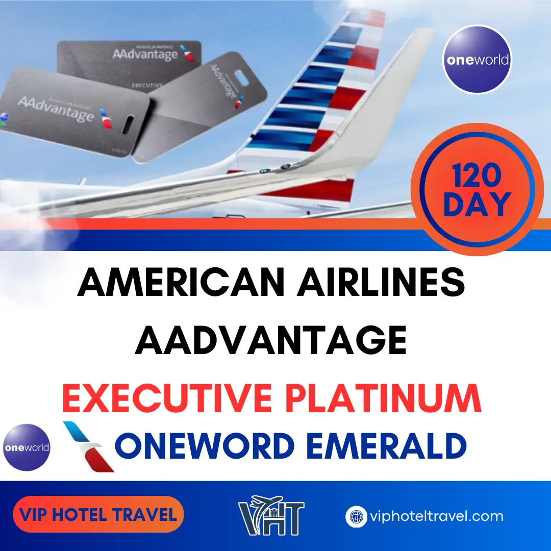 American Airlines AAdvantage Executive Platinum Upgrade for 120 Days 1 American Airlines AAdvantage Executive Platinum Upgrade for 120 Days