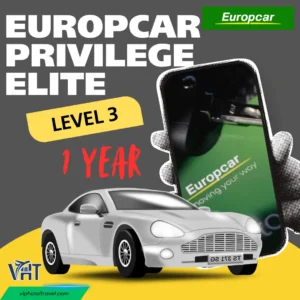 Europcar Privilege Elite Upgrade/Level 3 for 1 Years