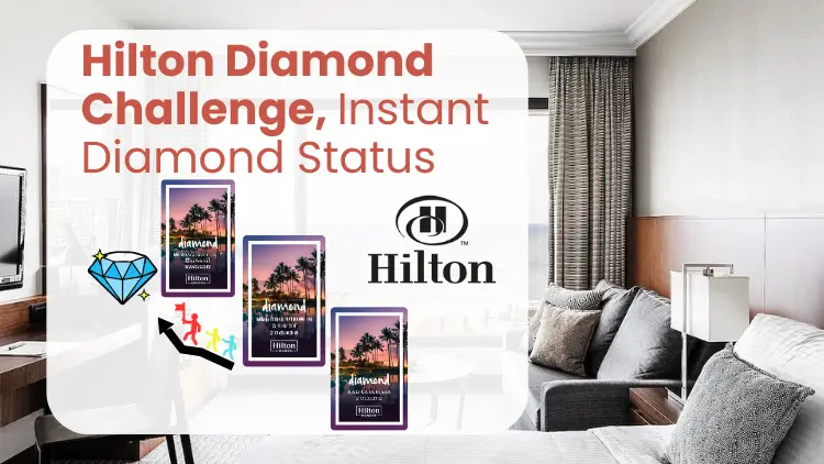 Hilton Diamond Challenge, Instant Diamond Status for 120 Days, Stay 12 Nights Extend to 31/3/2028 2 hilton diamond challenge instant diamond status 1