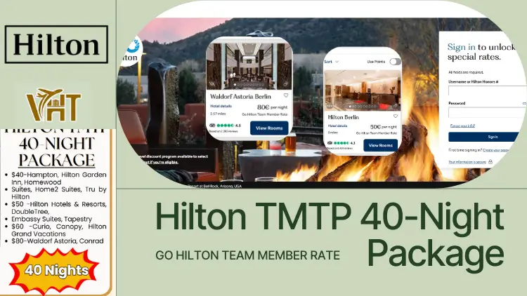 Hilton TMTP 40-Night Package, Valid Until 12/31/2026 2 hilton tmtp 40 night package 1