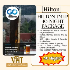 Hilton TMTP 40-Night Package, Valid Until 12/31/2026