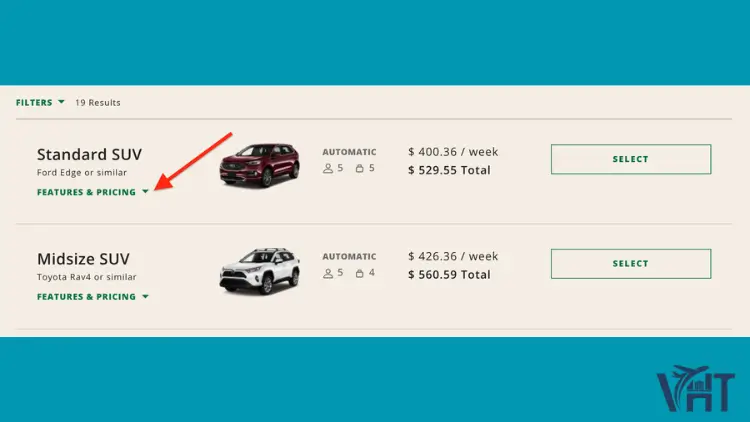 Features and pricing 2