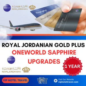 Buy oneworld Sapphire – Royal Jordanian Gold Plus Status for 12 Months