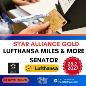 Buy Lufthansa Senator Status Upgrade | Star Alliance Gold Fast Track (Valid Until Feb 2027)