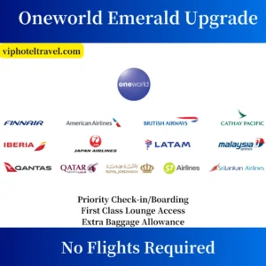 Unlock oneworld Emerald Status for 1 Year (No Flights Required)