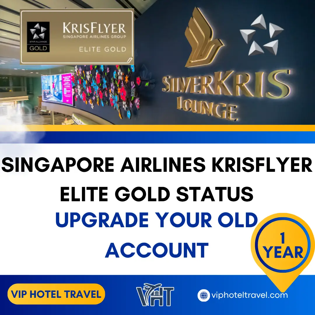 Singapore Airlines KrisFlyer Elite Gold Status Valid for 1 Year – Booking Required 1 singapore-airlines-krisflyer-elite-gold-status